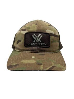 Vortex The Force of Optics Rifle Hunting Snapback Hat Cap Army Camo Dad Logo